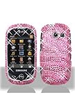 Samsung A927 Flight II Full Diamond Graphic Case - Hot Pink Zebra