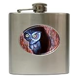Limited Edition Violano Hip Flask Owl Bird