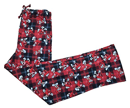 M&M Red Plaid Adult Lounge Pants