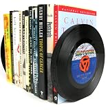 Vintage LP Record Bookends, Set of 2