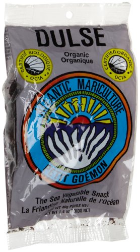 Atlantic Mariculture Organic Dulse (Sea Vegetable Snack), 1.4 -Ounce Bags (Pack of 5)