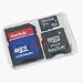 PC Hardware : SanDisk 2GB Microsd Card with SD & MiniSD Adapters (SDQ-2048-A11MK US Retail Package)