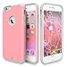 iPhone 6s Plus Case, ULAK Hybrid Dual Layer Protective Sugar Candy Case for Apple iPhone 6s Plus 5.5 inch Device (Pink+Grey)