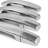 Direct Fit 8 PCs Triple Chrome Door Handle Cover Trim Kit For 2005-2009 Land Rover... by Astra Security