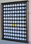 110 Golf Ball Display Case Cabinet Holder, with glass door, Cherry Finish (GB05-CH)