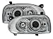 Produkt-Bild: Angel Eyes Scheinwerfer Set, passend f&uuml;r VW Golf 3 (alle). Ausf&uuml;hrung: Klarglas Chrom.