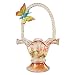 Lena Liu Hand-Blown Artistic Glass Bowl: Topaz Treasure by The Bradford Exchange