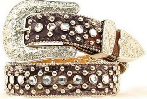 M & F Western Girls' Mossy Oak Camo Bling Belt Mossy Oak 18