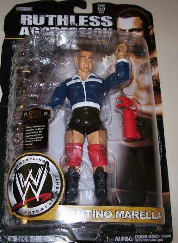 514Dt3p82eL WWE Wrestling Ruthless Aggression Series 35 Action Figure Santino Marella