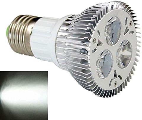 Honcaly® Lot of 10 pcs 110v 9w PAR20 E27 Standard Screw Base LED Light White 6000k Chandelier Bulb Lamp Halogen Replacement Crystal Ceiling