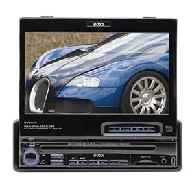 Boss BV9976 In-Dash Motorized 7" DVD/MP3/CD Touchpanel Widescreen Receiver with USB, SD Card, and Front Panel AUX Input (Detachable Front Panel)