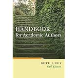 handbook for academic authors