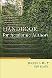 Handbook for academic authors