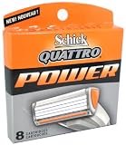 Schick Quattro Power Refill - 8 Cartridges