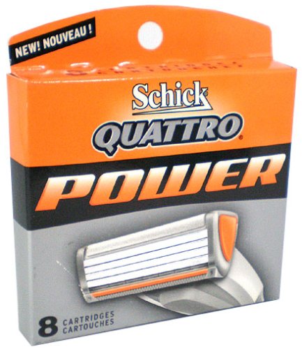 Schick Quattro Power Cartridges of 8)