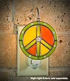 Switchables Stained Glass Peace Sign Nightlight Cover