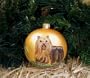 Hand Painted Glass Ornaments Yorkshire Terrier (F-716)