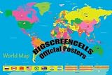 World map - Childrens - Maxi Poster - 61 cm x 91.5 cm