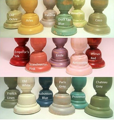 Hand-painted Distressed Wood Candlesticks Pair (Two) Rustic Shabby Chic (6 3/4", Old White)