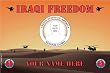 National Guard Iraqi Freedom Large Vehicle Bumper Sticker
