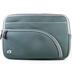 Kroo 11235 Retro Sleeve for 10-Inch Portable Laptop (Gray)