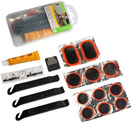 Roswheel SAHOO Cycling Bicycle Tire Repair Tools w/Tyre Patch + Tire Crowbars + Glue For MTB or Motorcycle
