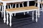 Coaster Furniture Natural and White Bench