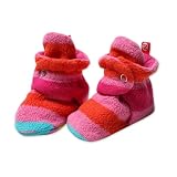 Zutano Newborn Baby-Girls Fleece Bold Stripe Bootie