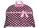 Black & Pink Polka Dot Garment Bag~ great for dance costumes