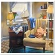 "Interior W Cutter" by Frank Hanavan Signed Giclee Art