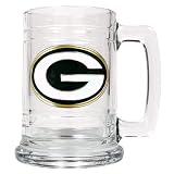 Green Bay Packers - NFL 15oz Glass Tankard (Primary Logo)
