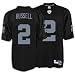 JaMarcus Russell #2 Oakland Raiders NFL Black Premier Stitched Adult Jersey