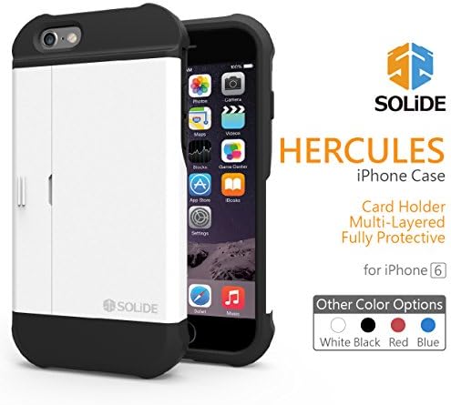 SOLiDE:emoji: HERCULES Anti-Shock case cover skin for iPhone 6, 6S -White (A6016)