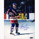 Mark Messier Autographed "1st Game on Ice as Ranger" 16" x 20" - With "1st Game NY Ranger" Inscript