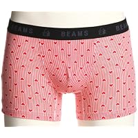 (ビームス)BEAMS O.STハート柄BOXER 11490189448 35 RED M