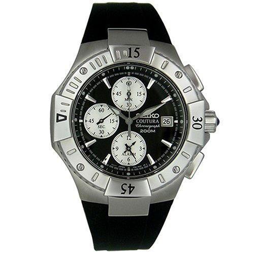 Seiko Men's SNA459 Coutura Alarm Chronograph Watch