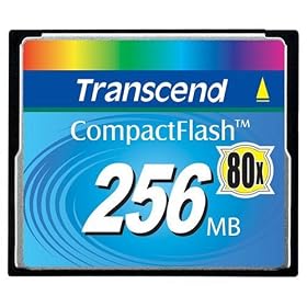 Flash memory card 256 MB 80x CF