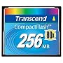Transcend 256MB High-Speed 80x CompactFlash Card - Blue (TS256MCF80)