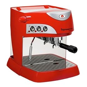 Espressione Grace Pump Espresso Machine, Red by Espressione