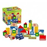 Boite 40 bloques Construction + Voiture Goula