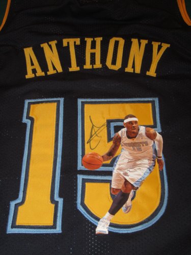 Carmelo Anthony Signed Autographed Jersey Denver Nuggets Authentic Certified Coa