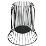 Tag Entertaining Bell Wire Candle Holder, Pillar, 7" Tall