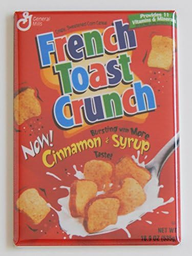French Toast Crunch Cereal Fridge Magnet