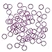 Light Purple Color Aluminum Open Jump Rings 6mm 19 Gauge (50)