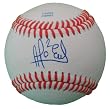 Alcides Escobar Autographed ROLB Baseball, Kansas City Royals, Milwaukee Brewers, Proof Photo