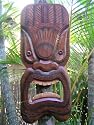 TIKI MASK 20" WALL PLAQUE - OCEAN TIKI - BEACH DECOR TROPICAL