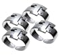 Arthur Court University of Texas Collegiate Napkin Rings, Set of 4