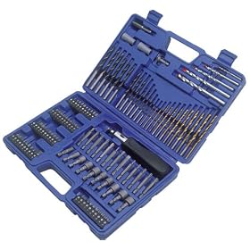 Draper 55862 109 Piece Drill And Accessory Kit with Ratchet Screwdriver