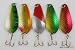 Lot of 5 New 3 Dimpled Casting Spoon Fishing Lures - .85 Oz