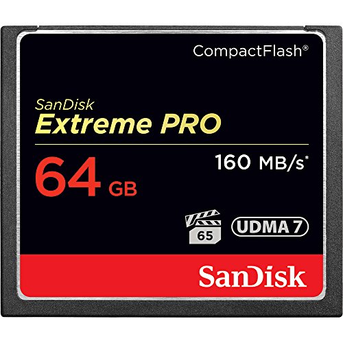 SanDisk Extreme Pro 64GB CompactFlash Memory Card Speed Up To 90MB/s- SDCFXP-064G-X46